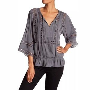 DR2 Lace Inset Blouse with Cami New S